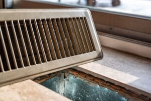 Opened Air Vent