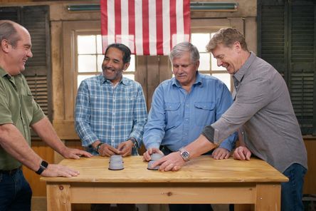 S23 E19: Richard Trethewey, Mauro Henrique, Tom Silva, Kevin O'Connor try to guess what the gray rubber objects are